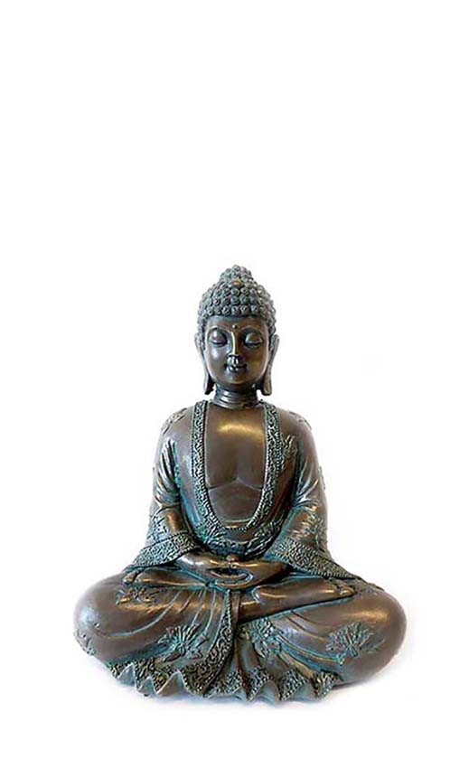 Amithaba Meditatie Buddha Dierenurn (0.8 liter)