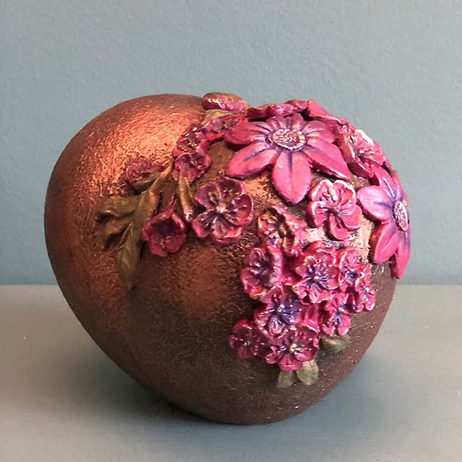 Kleine LoveHeart Art Urn Blooming Hart (0.65 liter)
