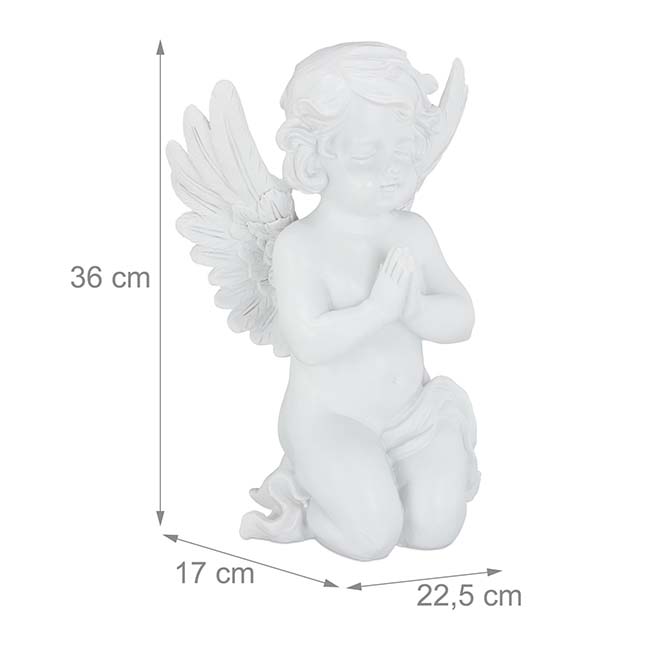 Engel Asbeeld Knielend Biddende Cherubijn (2 liter)