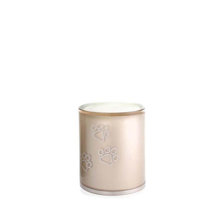 https://grafdecoratie.nl/photos/kleine-glazen-crematie-as-cilinder-urn-Cappuccino-pootafdrukken-GUP081S-urnwebshop.jpg