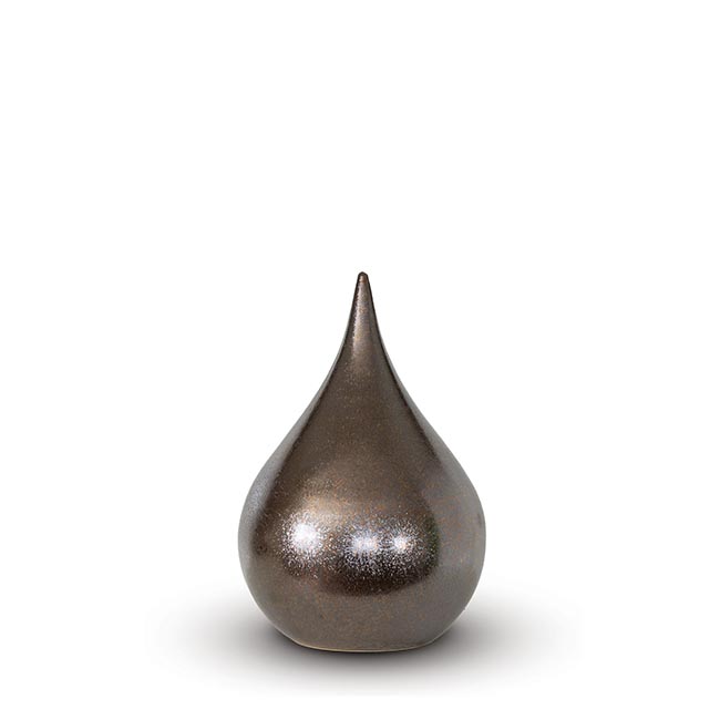 Kleine keramische Unica Urn Metallic (0.8 liter)