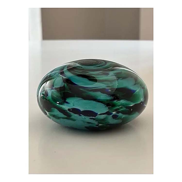 Urnwebshop Knuffel Urntje Turquoise Groen Blauw Wit (0.1 liter)