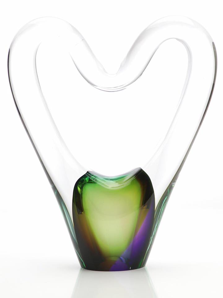 Kristalglazen 3D Hart Urn Multicolour (0.16 liter)