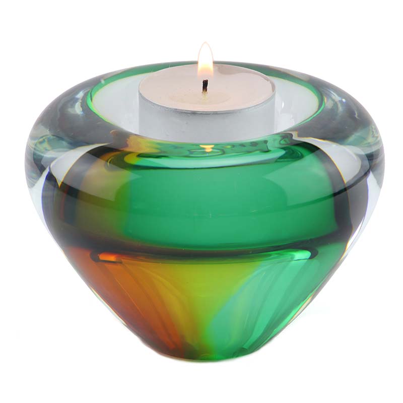 Kristalglazen Mini Urn met Waxinelichtje (0.04 liter)