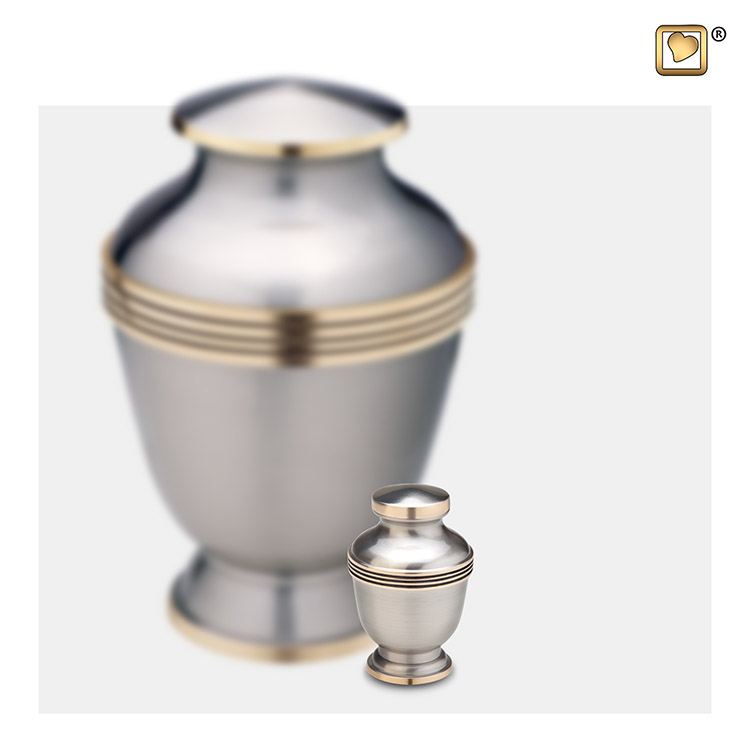 LoveUrns Mini Urn Tin - Gouden Sierranden (0.07 liter)