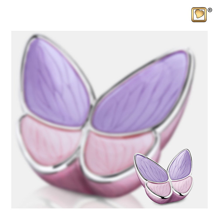 Butterfly Urnen Voordeelset Roze (3.6 en 0.05 liter)