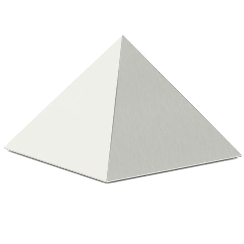 RVS XXL Piramide Duo Urn (8 liter)