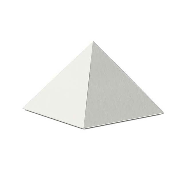 Kleine RVS Piramide Dieren Urn (0.8 liter)