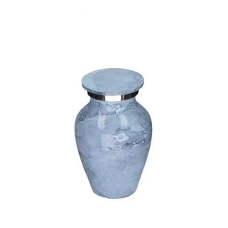Elegance Mini Dierenurn Blue Marble Look (0.1 liter)