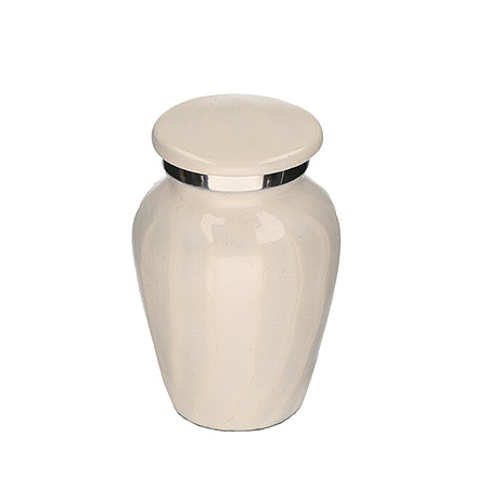 Elegance Urnen Voordeelset Gemarmerd Wit (3.6 liter)