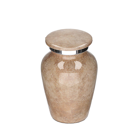Elegance Mini Urn Brown Marble Look (0.1 liter)