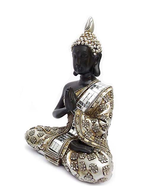 Thaise Namaste Mudra Boeddha Miniurn  (0.3 liter)