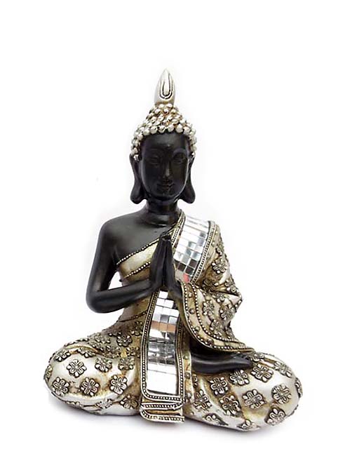 Thaise Namaste Mudra Boeddha Dierenurn  (0.3 liter)