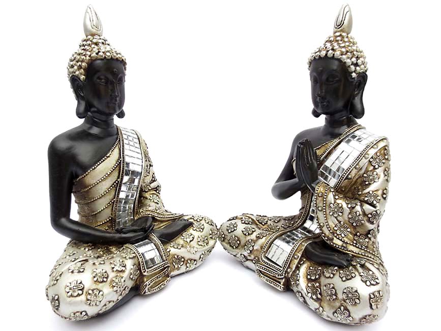 Thaise Meditatie Boeddha Urnen Voordeelset (0.6 liter)