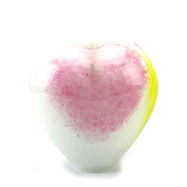 Kristalglazen Staande Hart Urn Pasteltinten Opaque (0.45 liter)