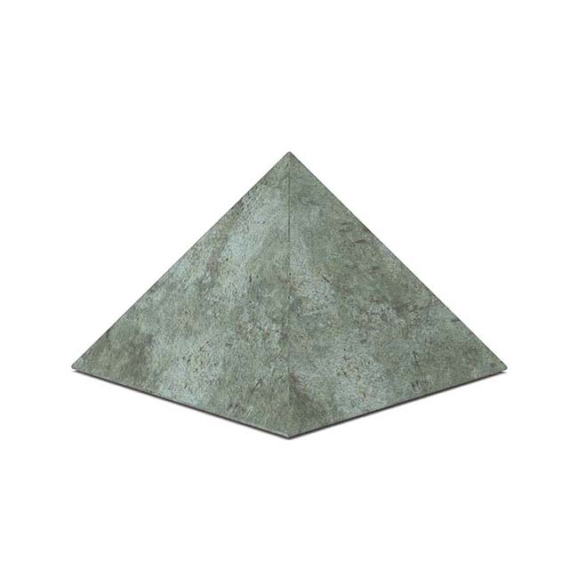 Mini Bronzen Piramide Urn (0.2 liter)