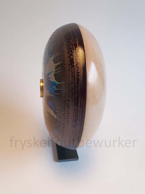 Kleine Purple Eye Design Urn op Sokkel (ca. 0.5 liter)