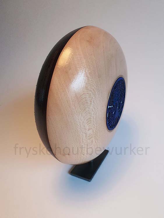 Kleine Purple Eye Design Urn op Sokkel (ca. 0.5 liter)