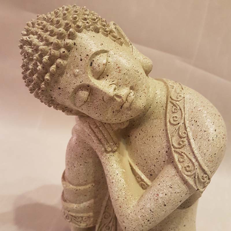 Kleine Slapende Indische Buddha Urn (0.7 liter)