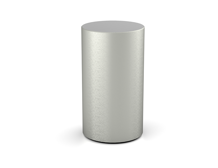 Grote ronde RVS Cilinder Urn (3.5 liter)