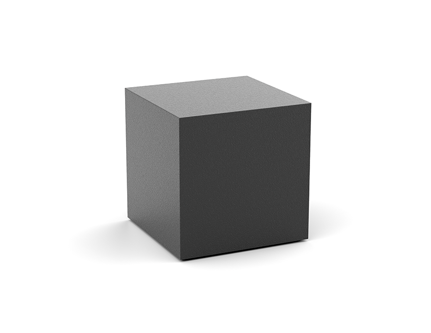 Kleine RVS Cube Urn (1 liter)