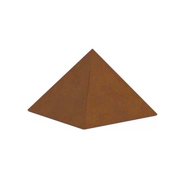 Kleine RVS Piramide Dieren Urn (0.8 liter)