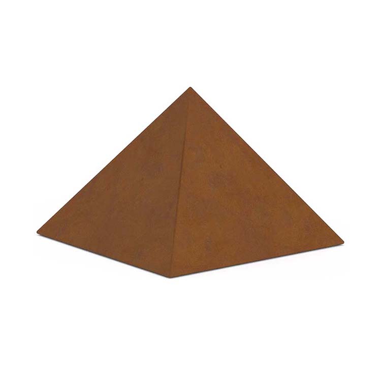 Mediumgrote RVS Piramide Dieren Urn (2.5 liter)