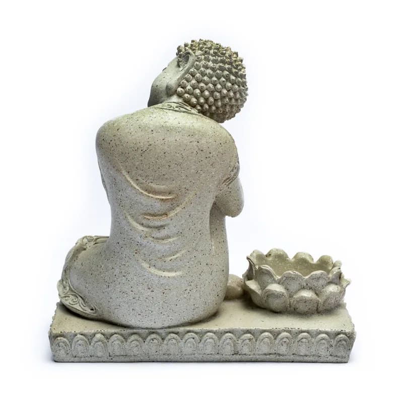 Slapend Boeddha Urntje met Lotus Kaarshouder (0.6 liter)