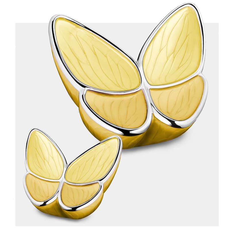 Butterfly Urnen Voordeelset Geel (3.6 en 0.05 liter)