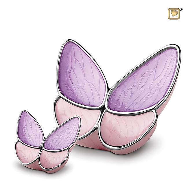 Butterfly Urnen Voordeelset Roze (3.2 en 0.05 liter)