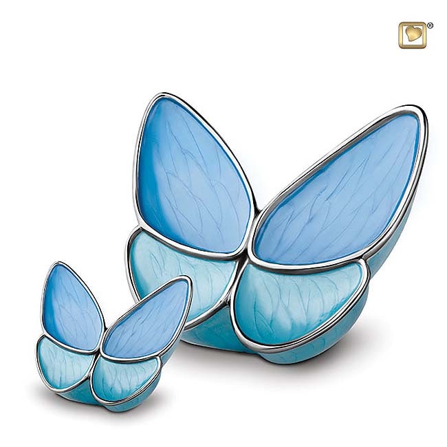 Butterfly Urnen Voordeelset Blauw (3.2 en 0.05 liter)